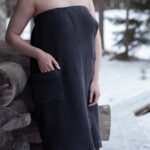 Sarong RENTO GREY 85x145cm - Image 6