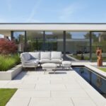 Sodo baldų komplektas MARENDA, 4 dalių, pilkos/smėlio spalvos - Image 9