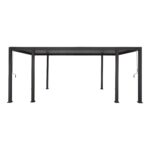 Pavėsinė MIRADOR-111 su žaliuzėmis 3x6 m, tamsiai pilka - Image 7