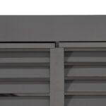 Žaliuzės pavėsinės MIRADOR-80/88 sienelei, tamsiai pilkos spalvos - Image 4