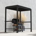 Pavėsinė MIRADOR BBQ 2,55×1,5 m, tamsiai pilka - Image 4