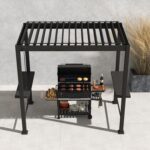 Pavėsinė MIRADOR BBQ 2,55×1,5 m, tamsiai pilka - Image 5