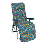 Grindų kėdė BADEN-BADEN žydinčių gėlių pagalvėlė