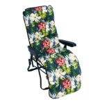 Palubės kėdė BADEN-BADEN tamsus gėlių padas - Image 3