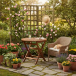 Table FABIOLA D80xH72cm, acacia - Image 9