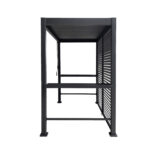 Galinė pavėsinės MIRADOR BBQ pavėsinės sienelė, tamsiai pilka - Image 4