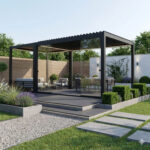 Stiklinės stumdomos durys pavėsinei MIRADOR-111 4m - Image 4