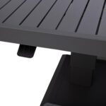 Garden furniture set BRISTOL corner sofa and table, grey - Image 4