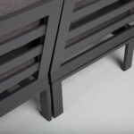 Sodo baldų komplektas RIO kampinė sofa ir stalas, tamsiai pilkas - Image 10