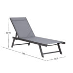 Terasos kėdė ARIO tamsiai pilka - Image 9