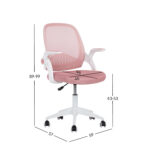 Darbo kėdė EMMY rožinė - Image 12