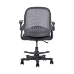 Vaikiška stalo kėdė EMMY su kojų atrama, pilka - Image 4