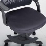 Vaikiška stalo kėdė EMMY su kojų atrama, pilka - Image 7