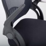 Vaikiška stalo kėdė EMMY su kojų atrama, pilka - Image 10