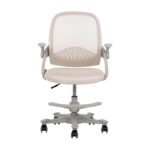 Vaikiška stalo kėdė EMMY su kojų atrama, smėlio spalvos - Image 2