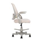 Vaikiška stalo kėdė EMMY su kojų atrama, smėlio spalvos - Image 3