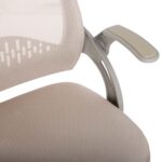 Vaikiška stalo kėdė EMMY su kojų atrama, smėlio spalvos - Image 6