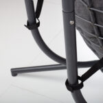 Pakabinama kėdė FINSE, dvivietė, 157x110x196 cm, tamsiai pilka - Image 5