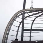 Pakabinama kėdė FINSE, dvivietė, 157x110x196 cm, tamsiai pilka - Image 8