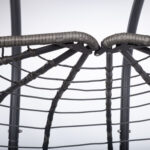 Pakabinama kėdė FINSE, dvivietė, 157x110x196 cm, tamsiai pilka - Image 10